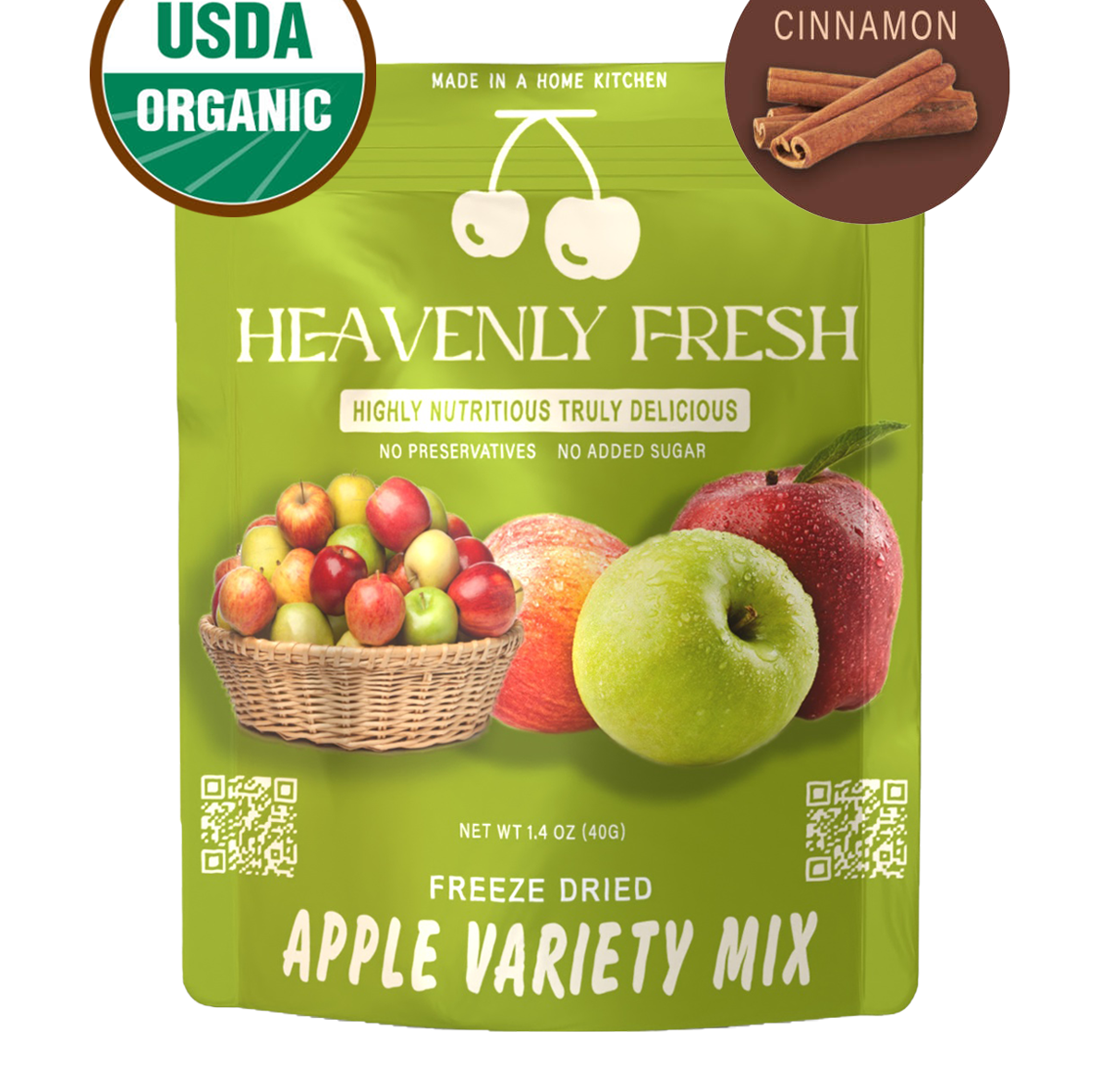 Organic Freeze Dried Apple Slices