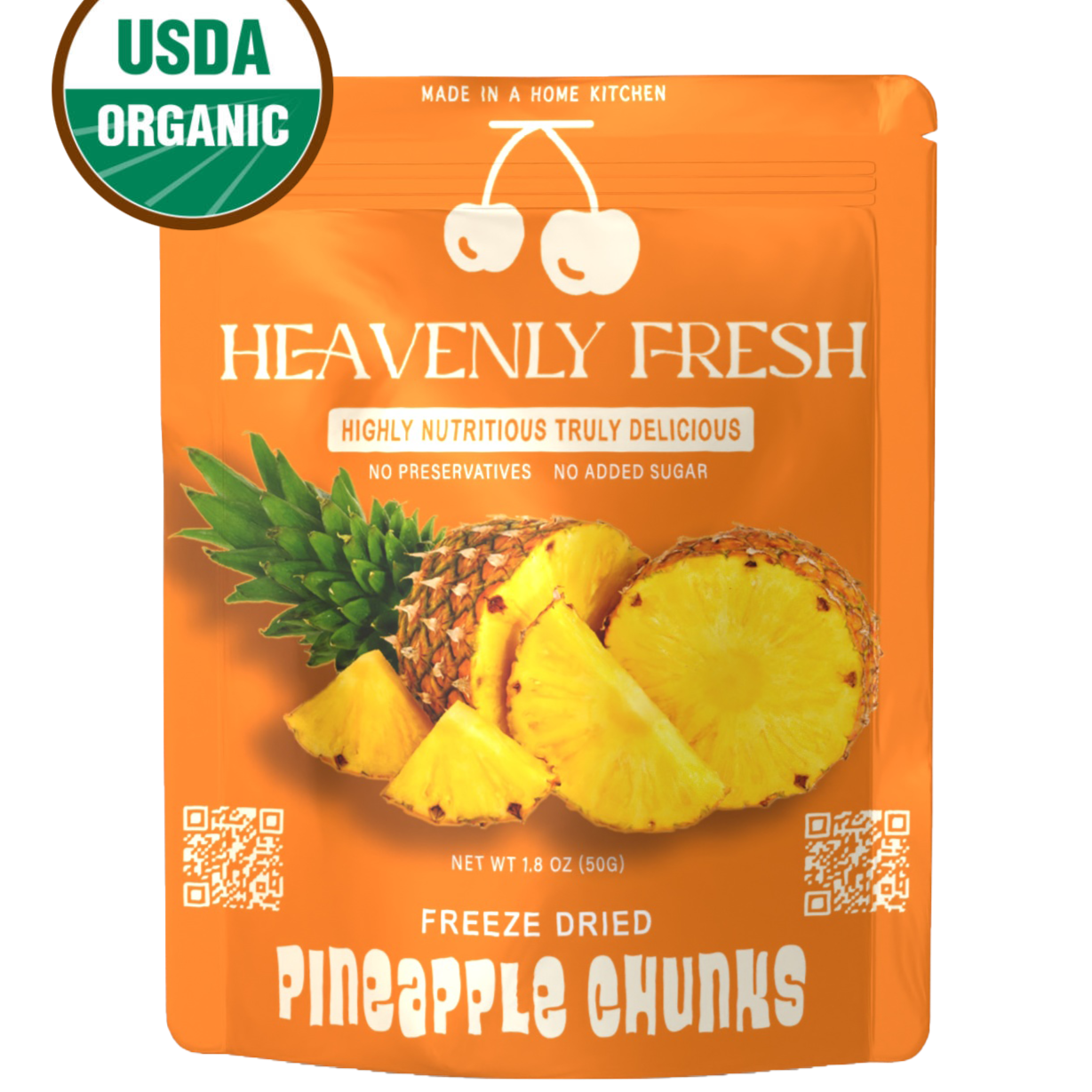 Organic Freeze Dried Pineapple