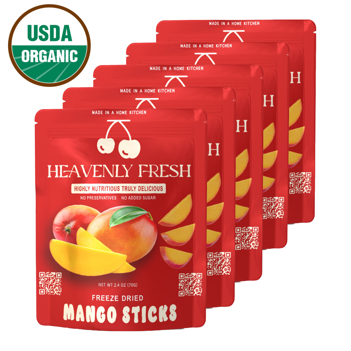 Organic Freeze Dried Mango