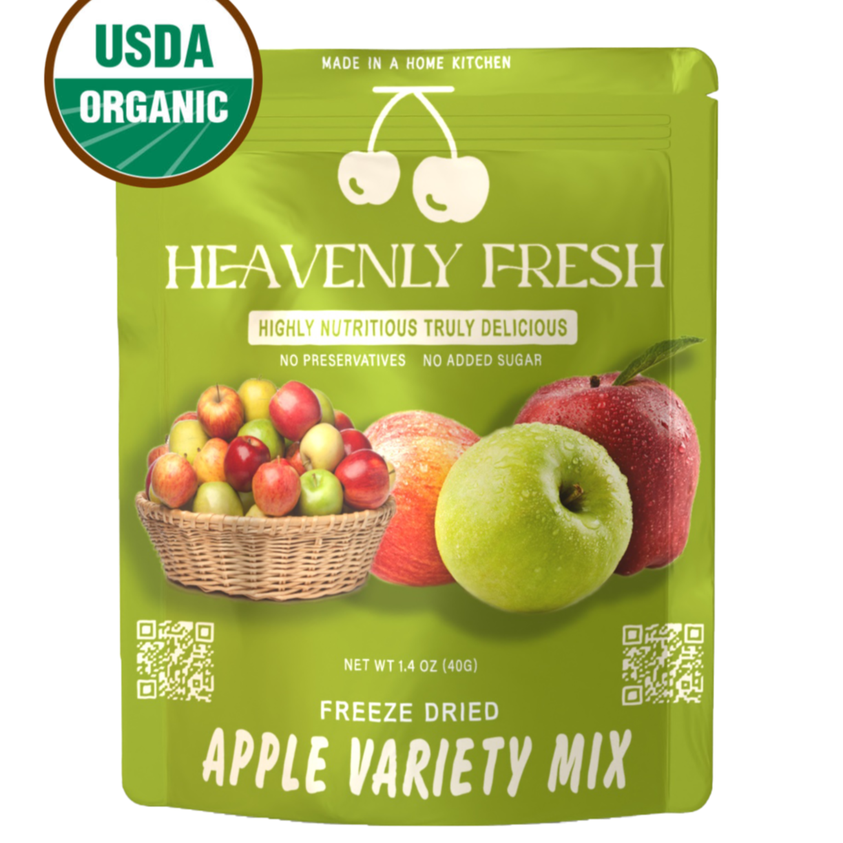 Organic Freeze Dried Apple Slices