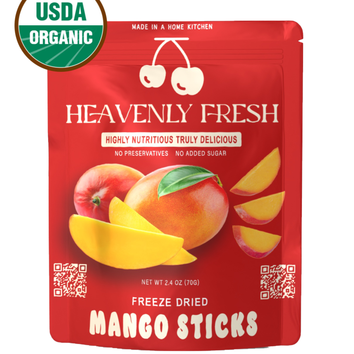 Organic Freeze Dried Mango