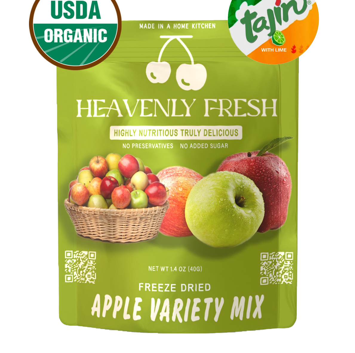 Organic Freeze Dried Apple Slices