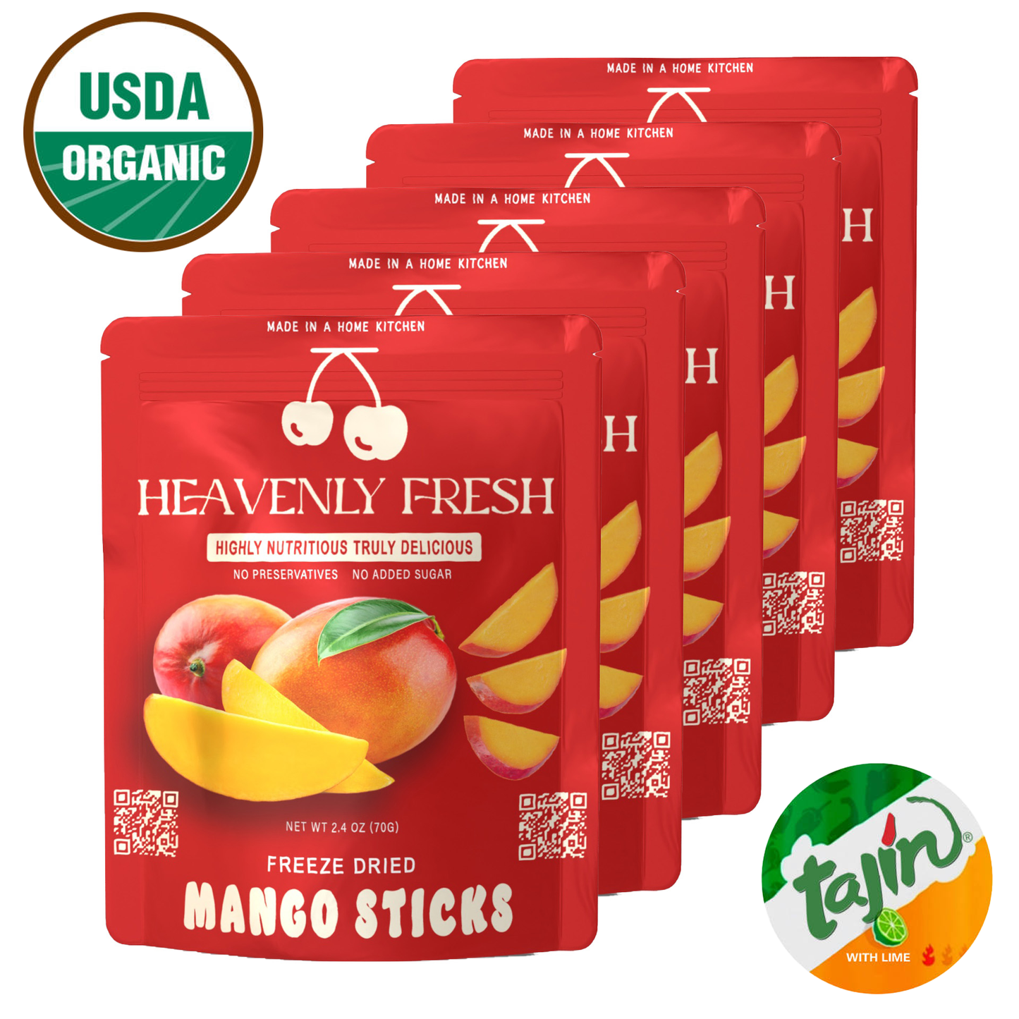 Organic Freeze Dried Mango