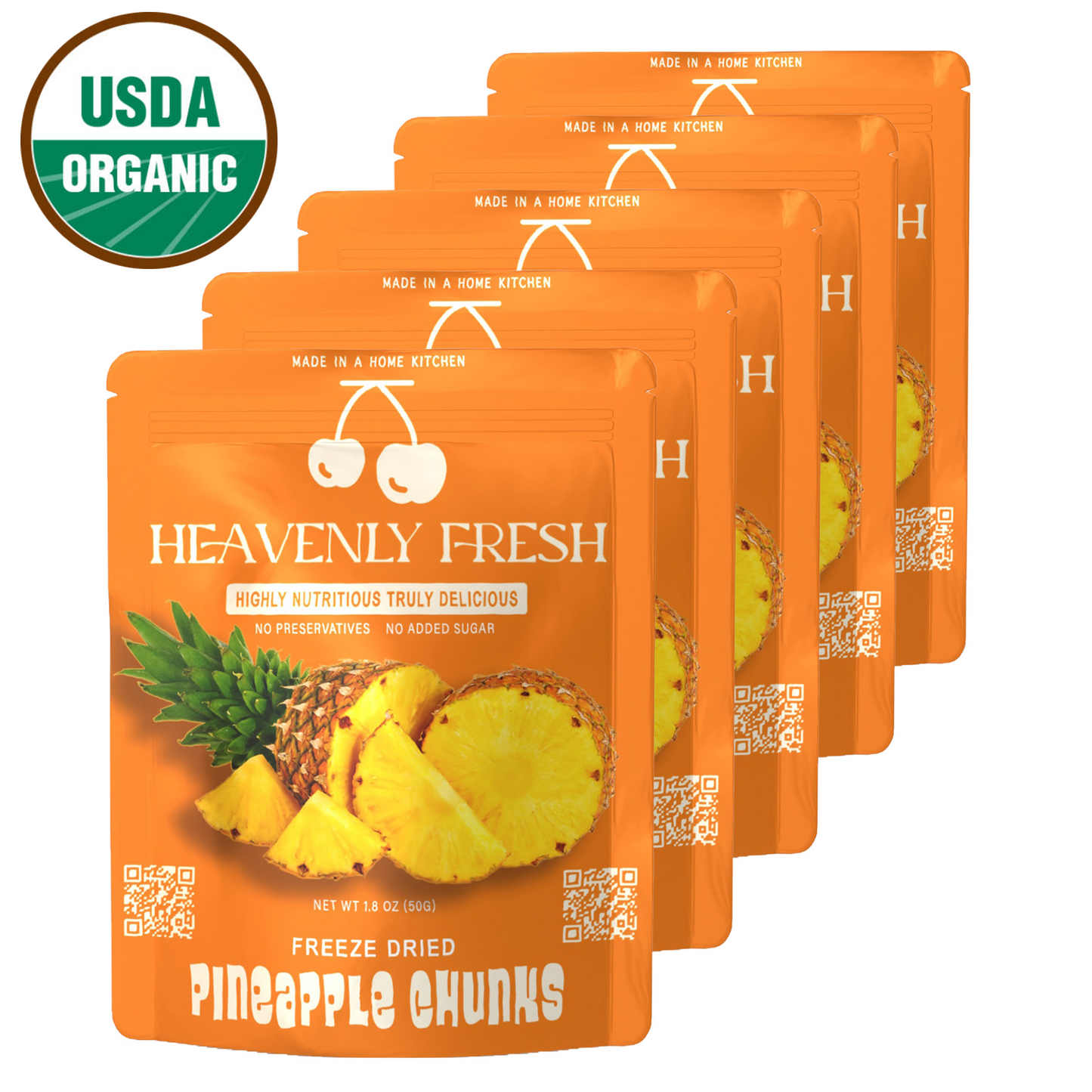 Organic Freeze Dried Pineapple